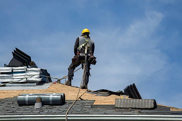 Professional Roof Replacement technician working in Sunbury, NC